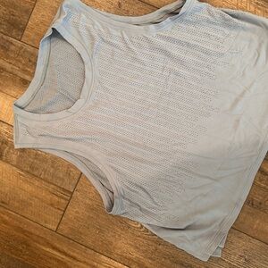 lululemon athletica Sky Blue Muscle Tee